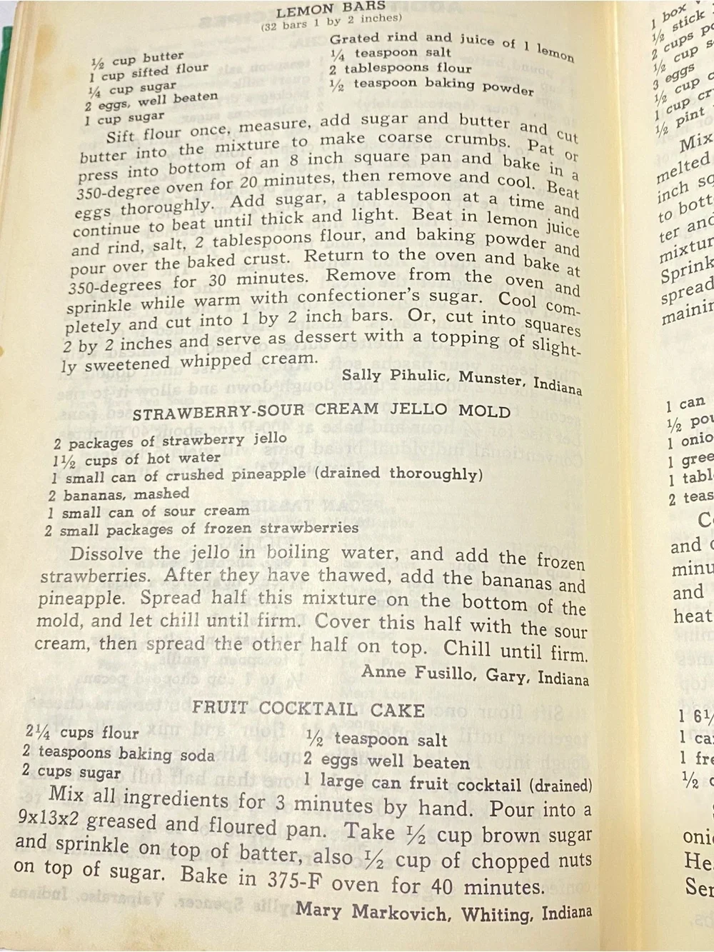 VTG Anniversary Slovak-American Cookbook 20th Printing 1978 Ethnic Recipes HC
